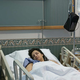 A dialysis patient recovers after her damaged kidney was replaced with a donated lung.